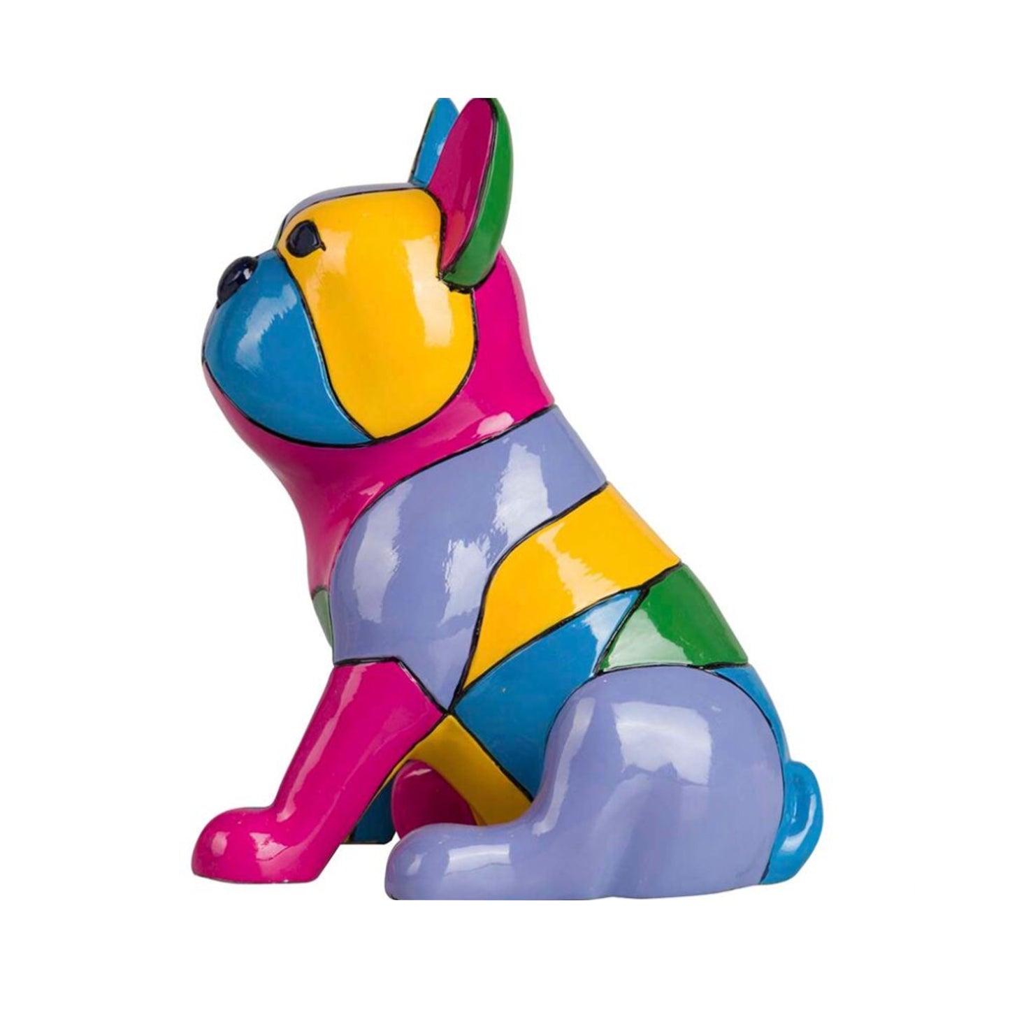 Urban Decor 20cm Pop Art Boston Terrier Multicolored
