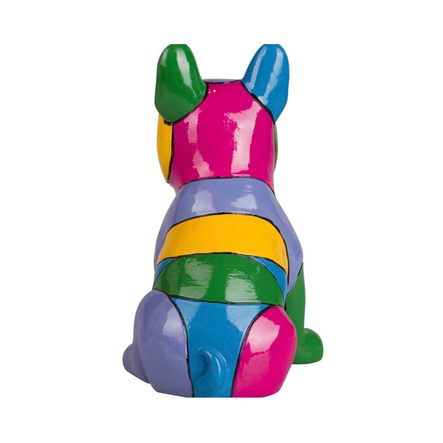 Urban Decor 20cm Pop Art Boston Terrier Multicolored