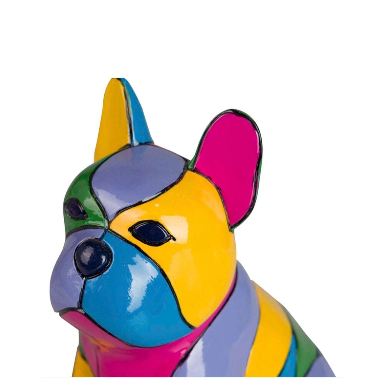 Urban Decor 20cm Pop Art Boston Terrier Multicolored