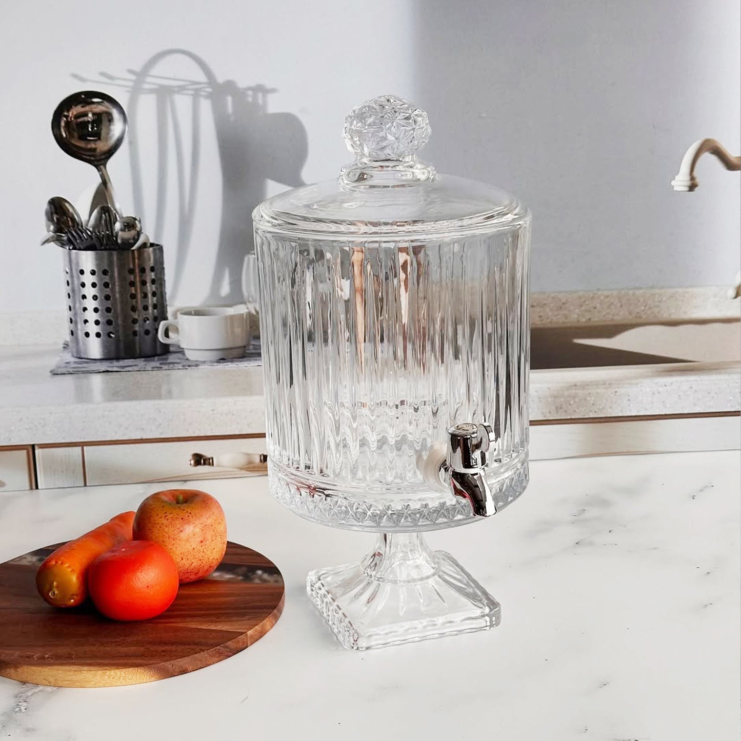 Kitchen Life 4.5Lt Diva Dispenser with Tap Clear