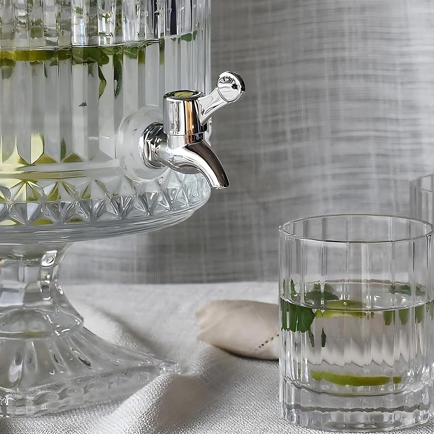 Kitchen Life 4.5Lt Diva Dispenser with Tap Clear