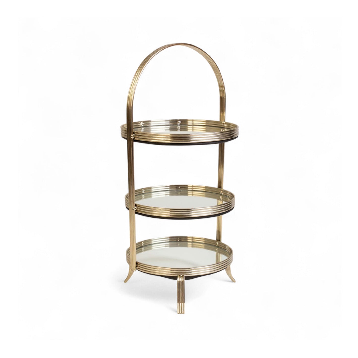 The Venus 3 Tier Cake Stand Gold