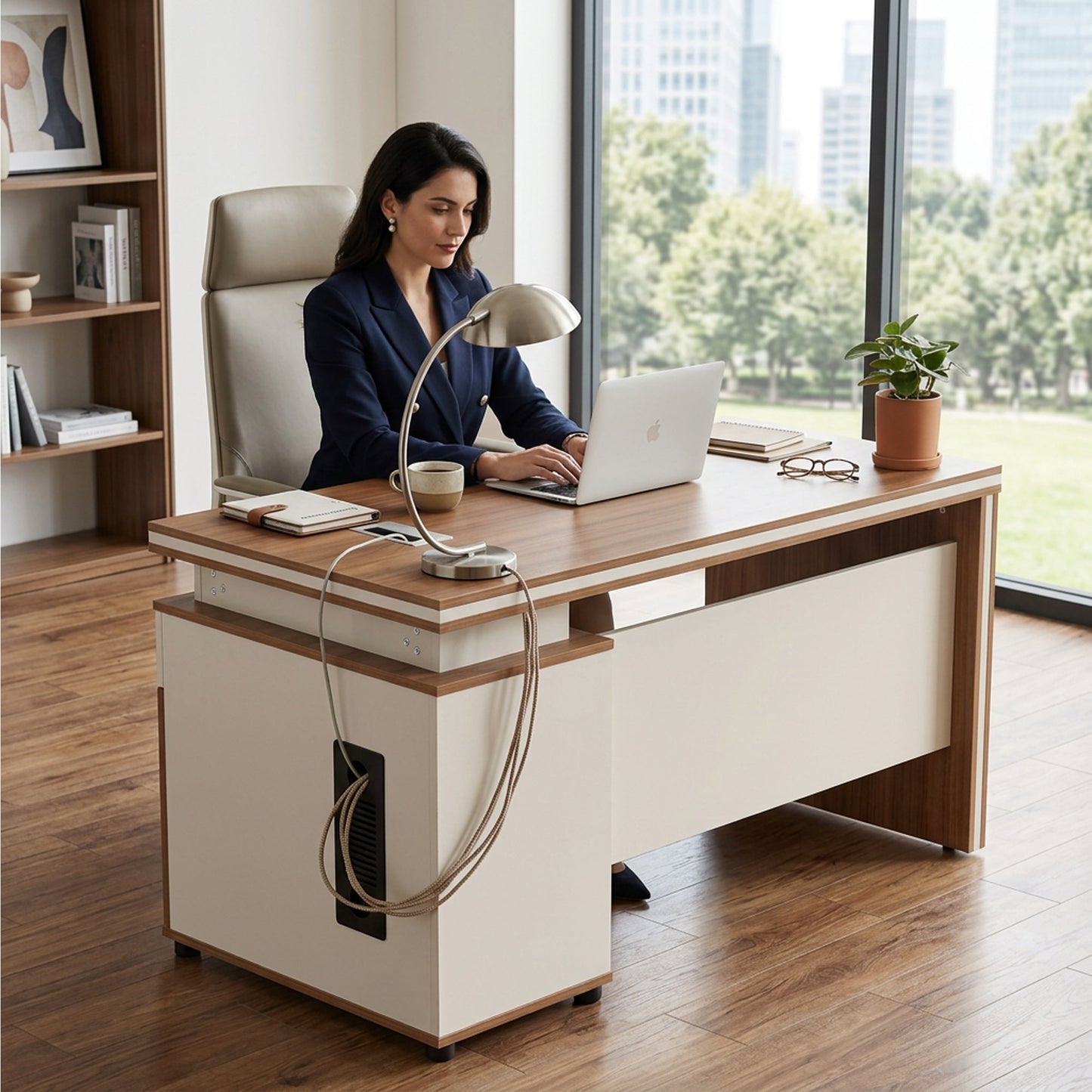 BF Platinum Living Oupa Office Table