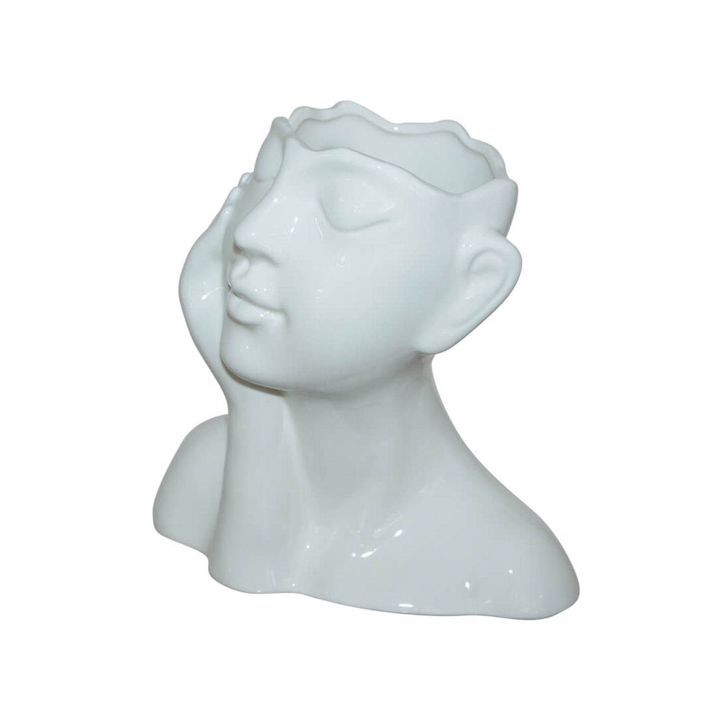 Urban Decor 17cm Lady Vase White