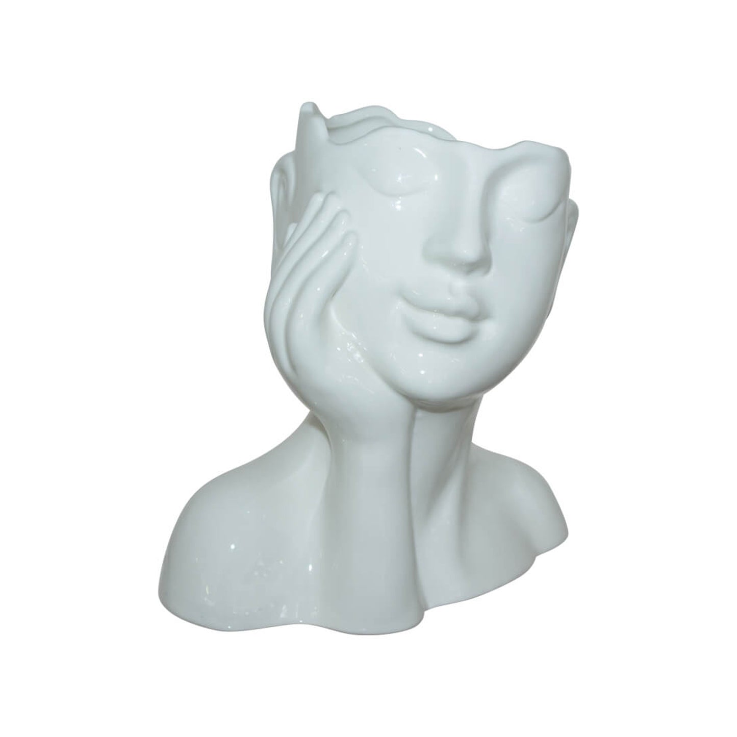 Urban Decor 17cm Lady Vase White