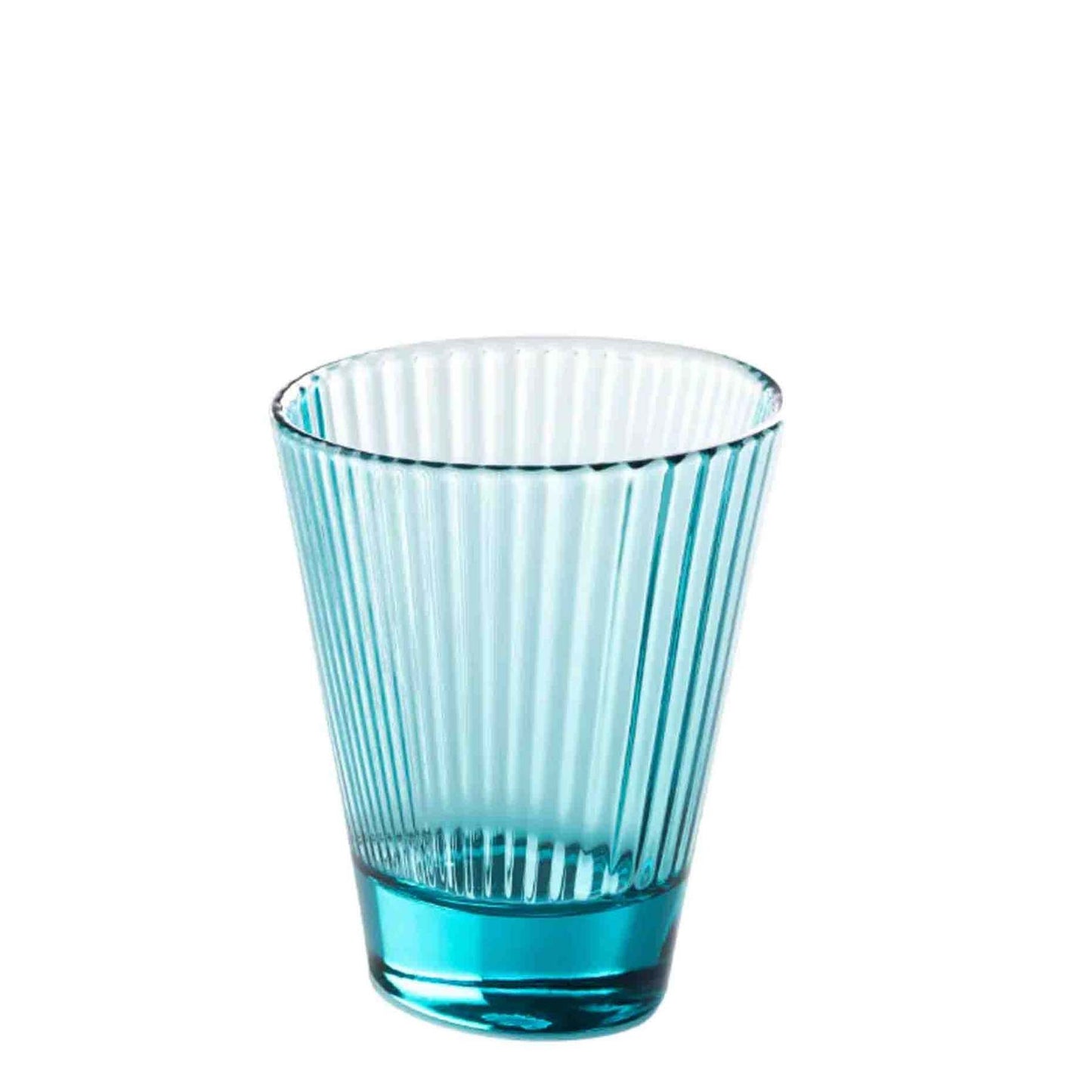 Olivia 4 Piece Oval Glasses Set - Blue