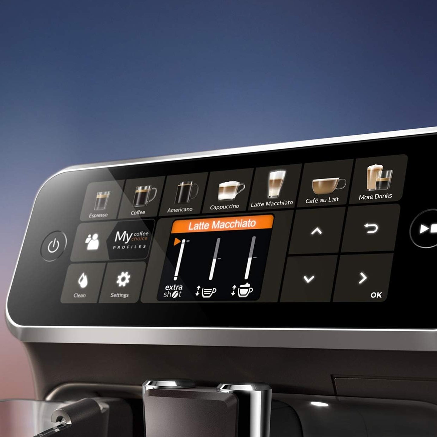 Philips 5400 Series Fully Automatic Coffee Machine Black