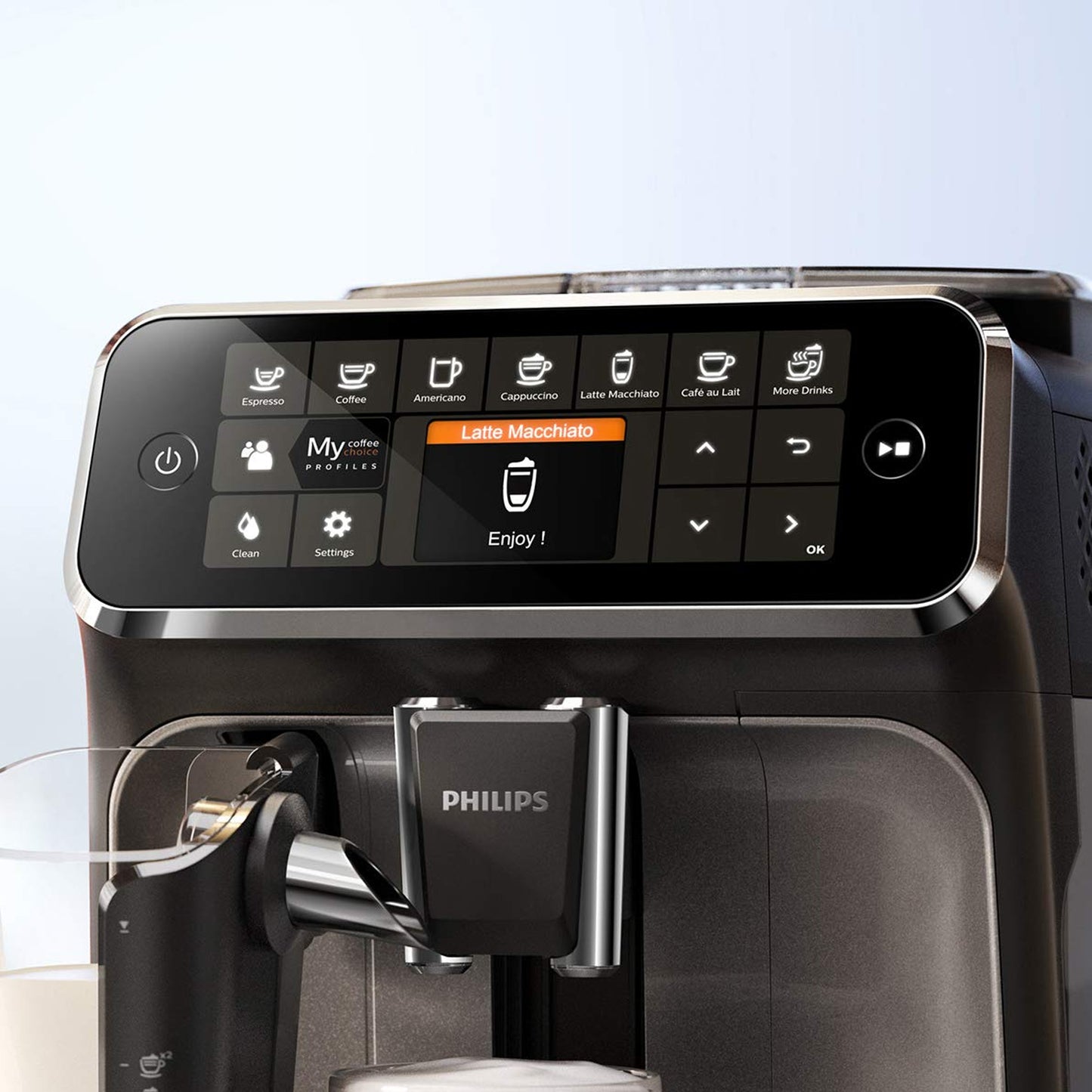 Philips 4300 Series Fully Automatic Espresso Machine Black