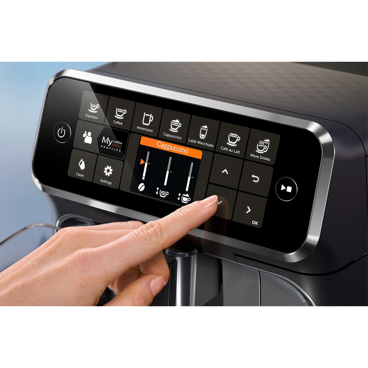 Philips 4300 Series Fully Automatic Espresso Machine Black