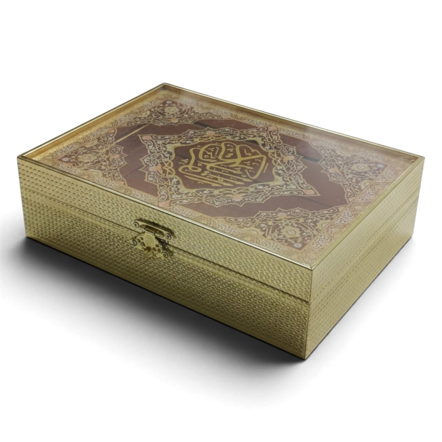 Medium Quran Box Gold
