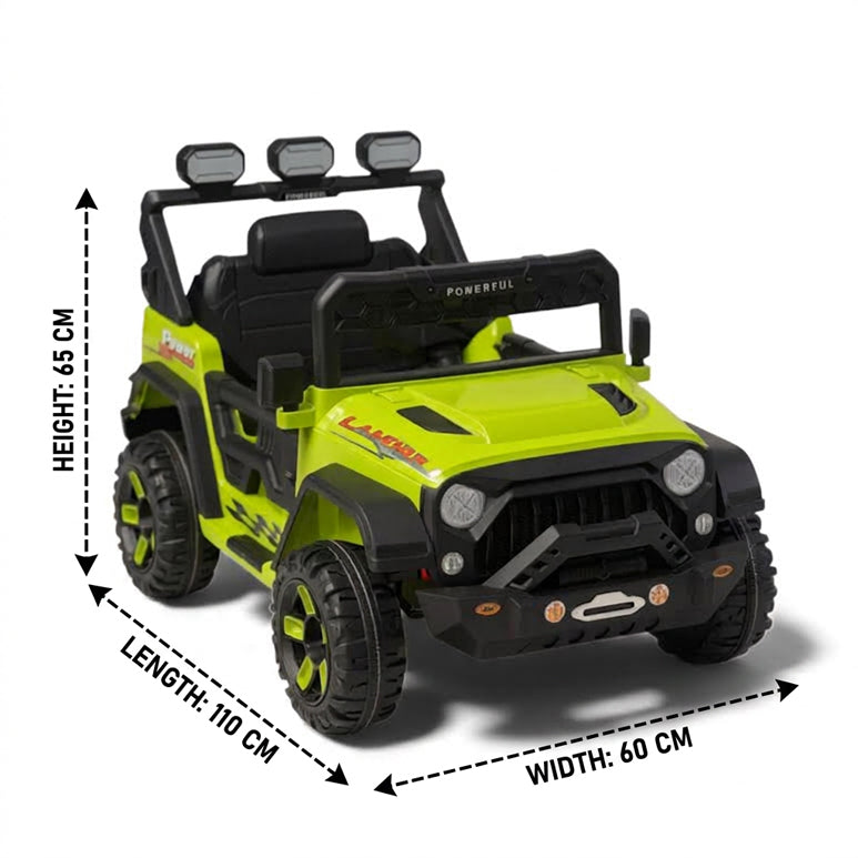 Ride On Remote Control Car Green