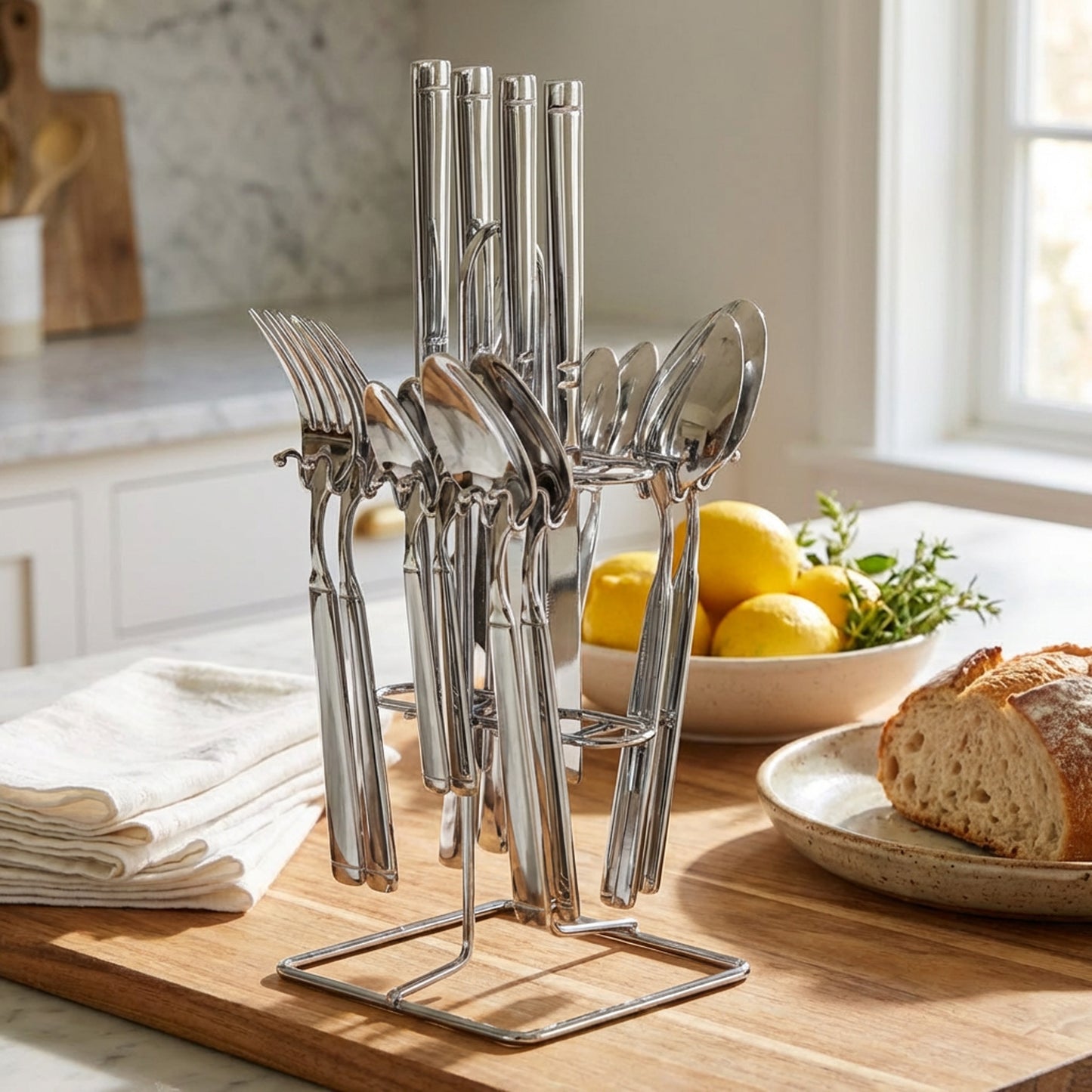 Rolux 16 Piece Cutlery Set Silver