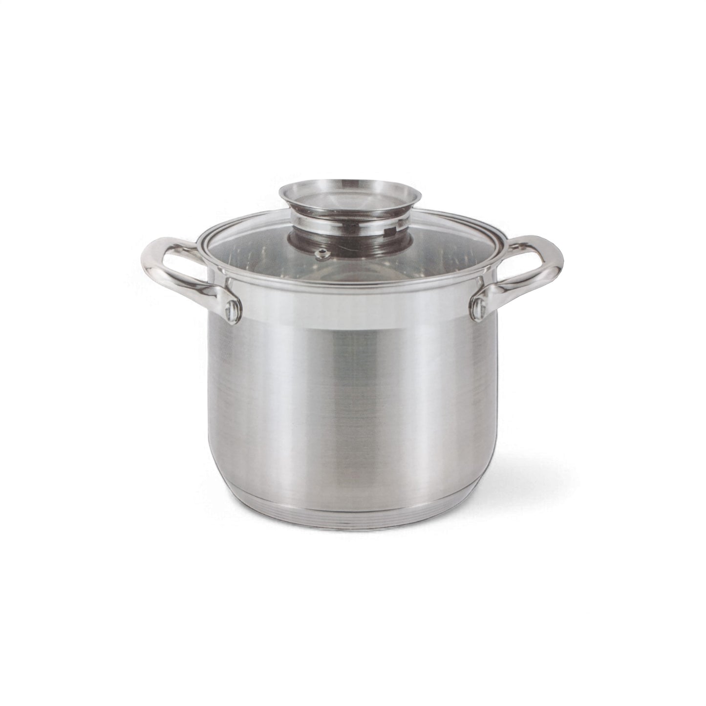 Rolux 3Lt Deep Stainless Steel Casserole with Lid Silver