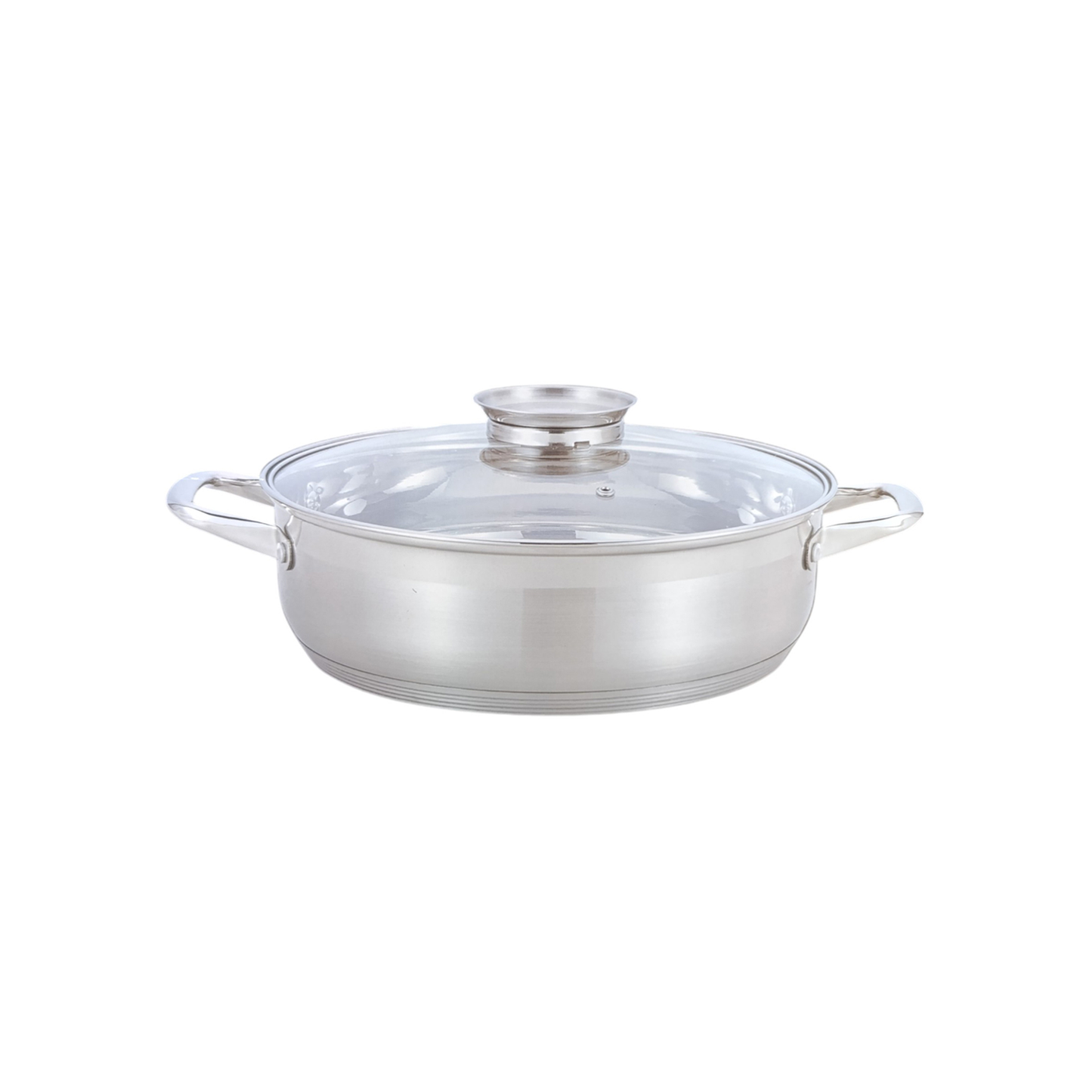 Rolux 24cm Stainless Steel Pot Silver