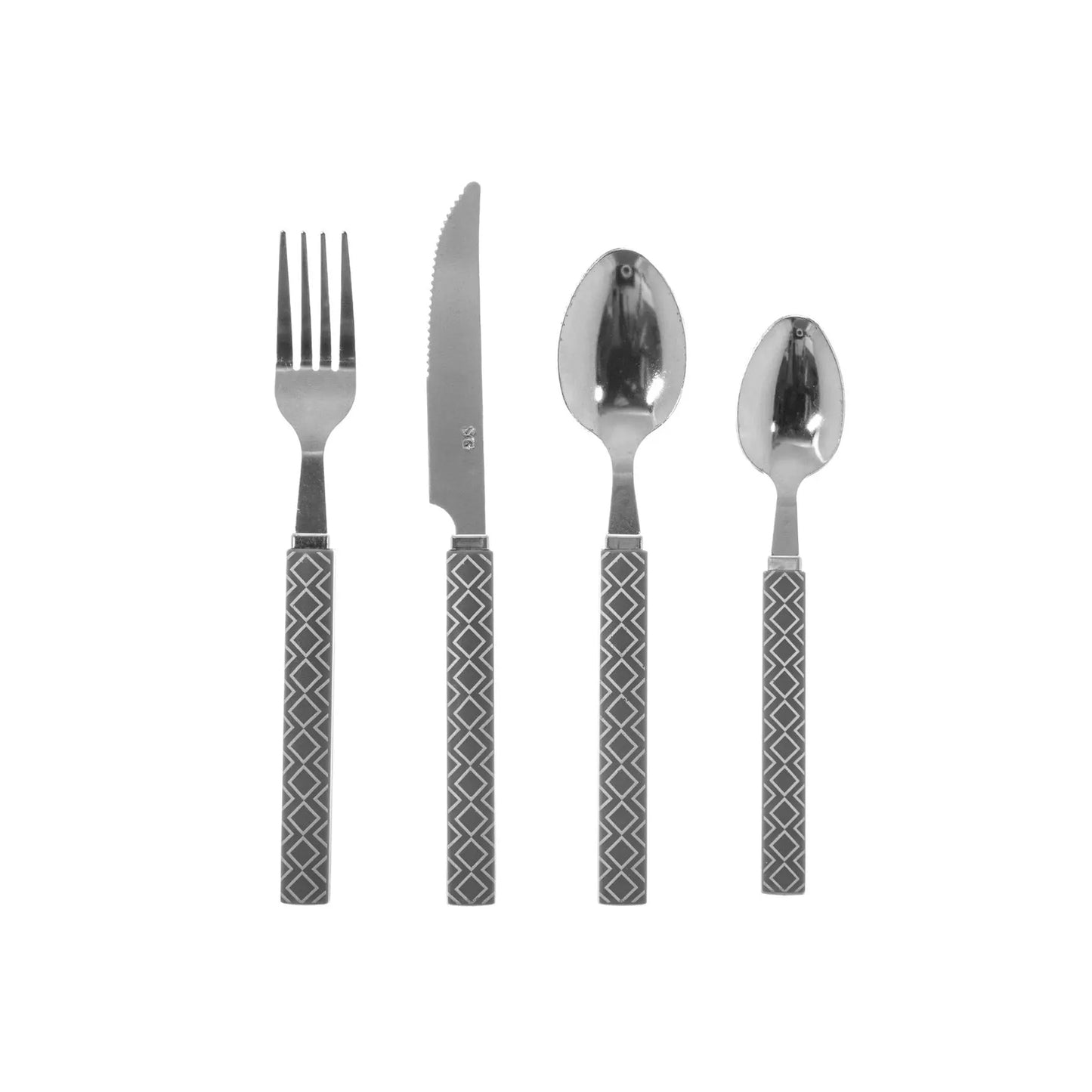 Secret de Gourmet 24 Piece Cutlery Set Grey