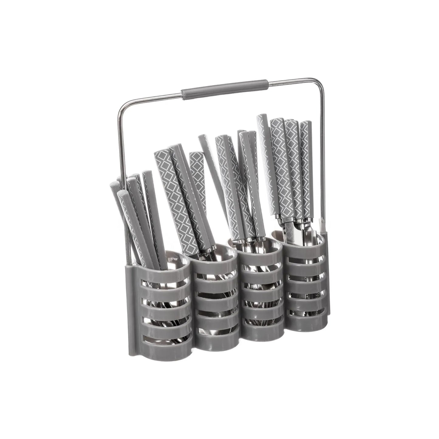 Secret de Gourmet 24 Piece Cutlery Set Grey