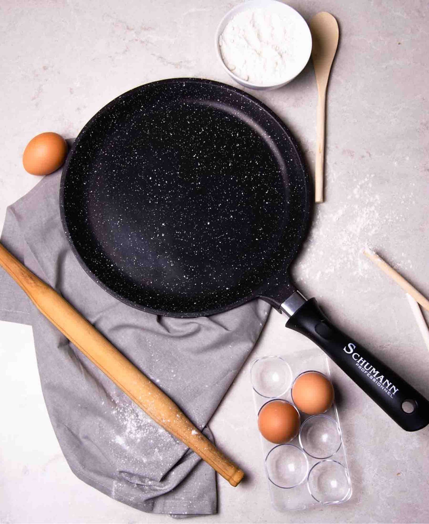 Schumann 28cm Moove Tawa - Black