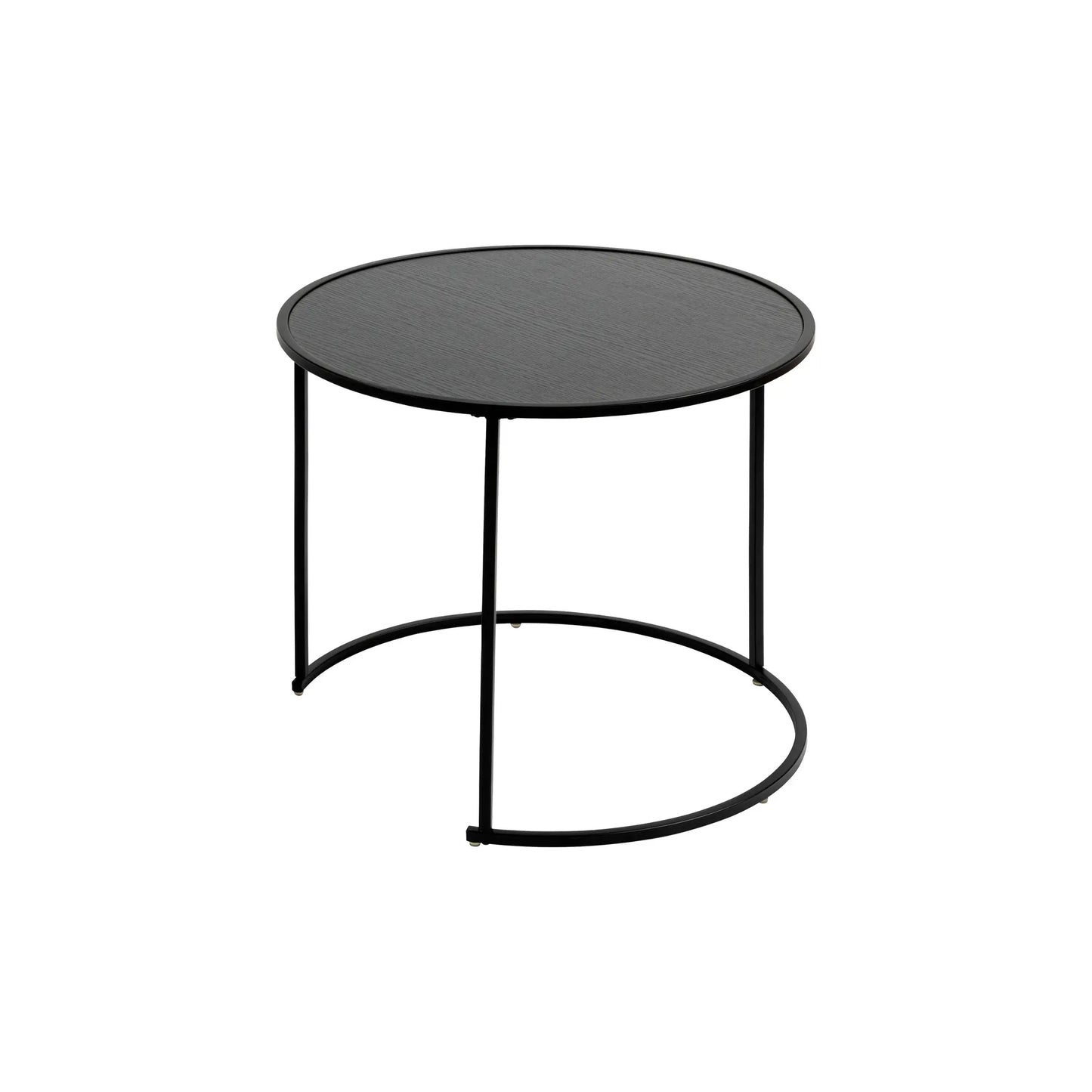 Atmosphera 3 Piece Noan Side Table Set Black