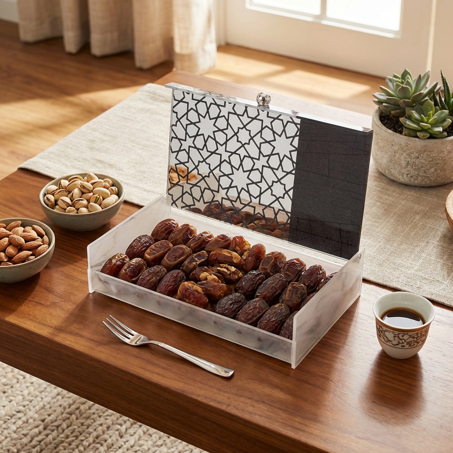 Rectangular Acrylic Box Black