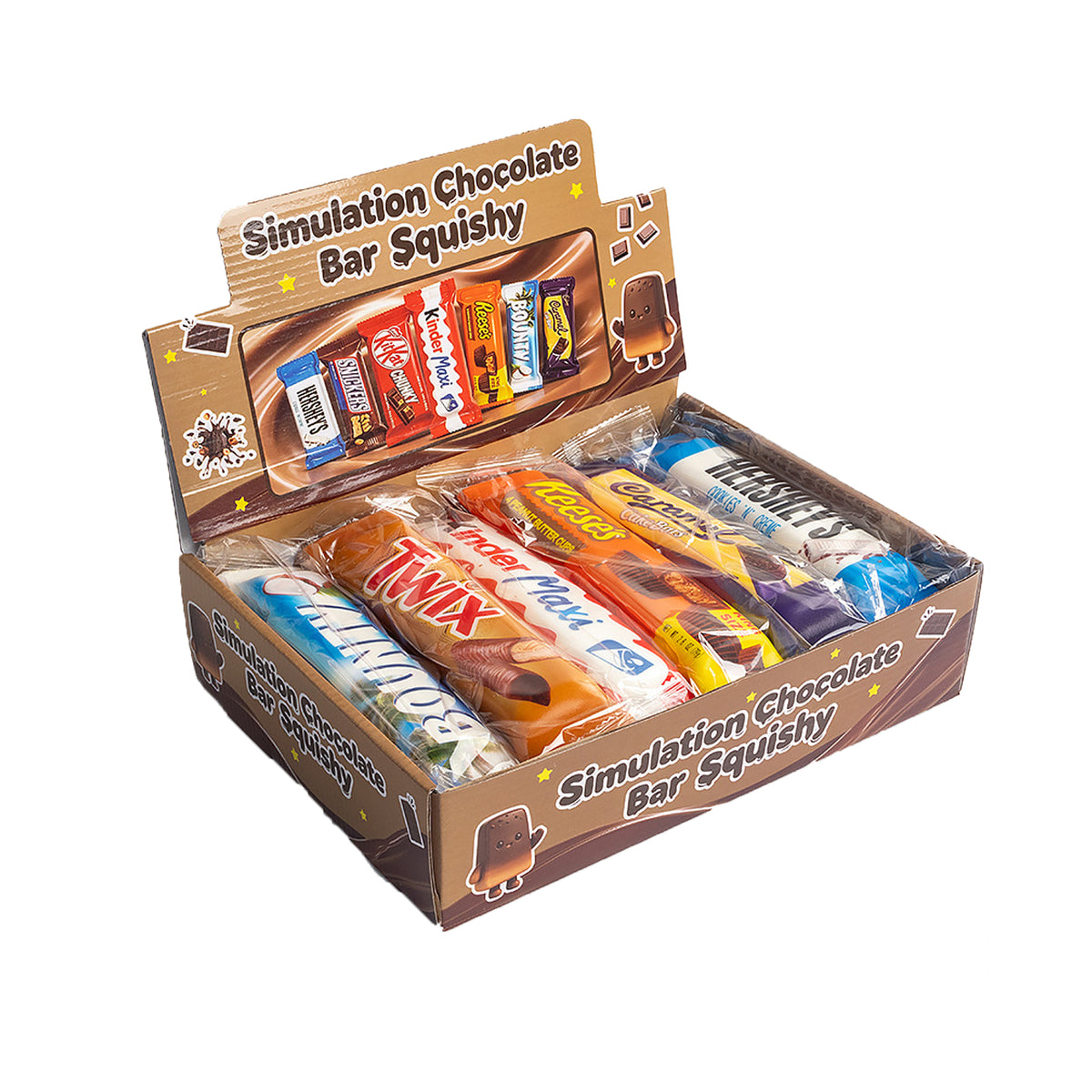 Squishy Stress Relief Chocolate - Assorted