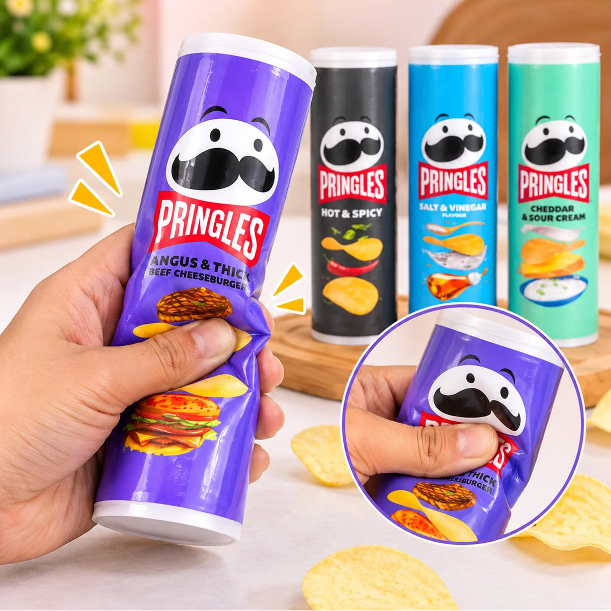 Squishy Stress Relief Pringles - Assorted