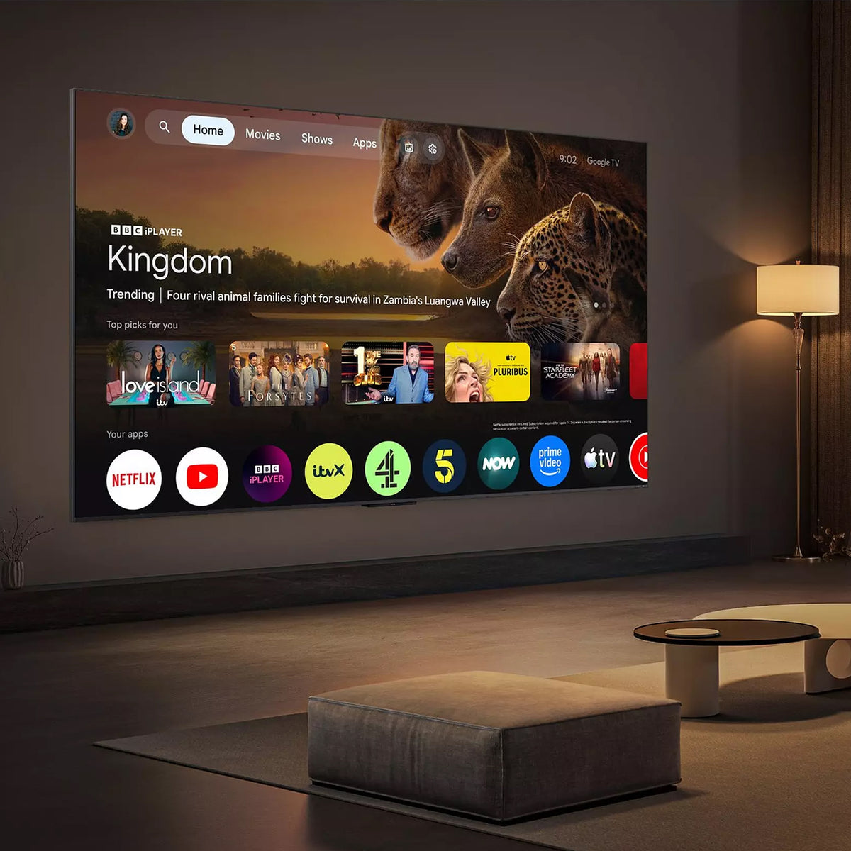 TCL 65" C7L SQD-Mini LED Google TV 144Hz 65C7L