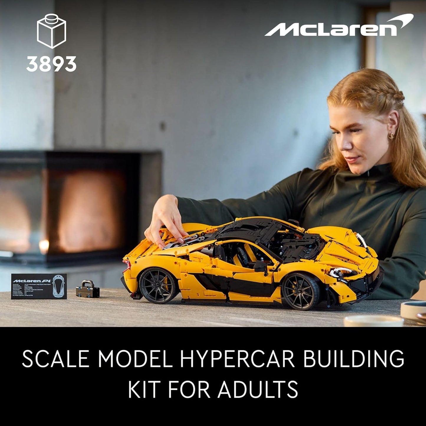 Car 3893 Piece Building Block Set Multicoloured