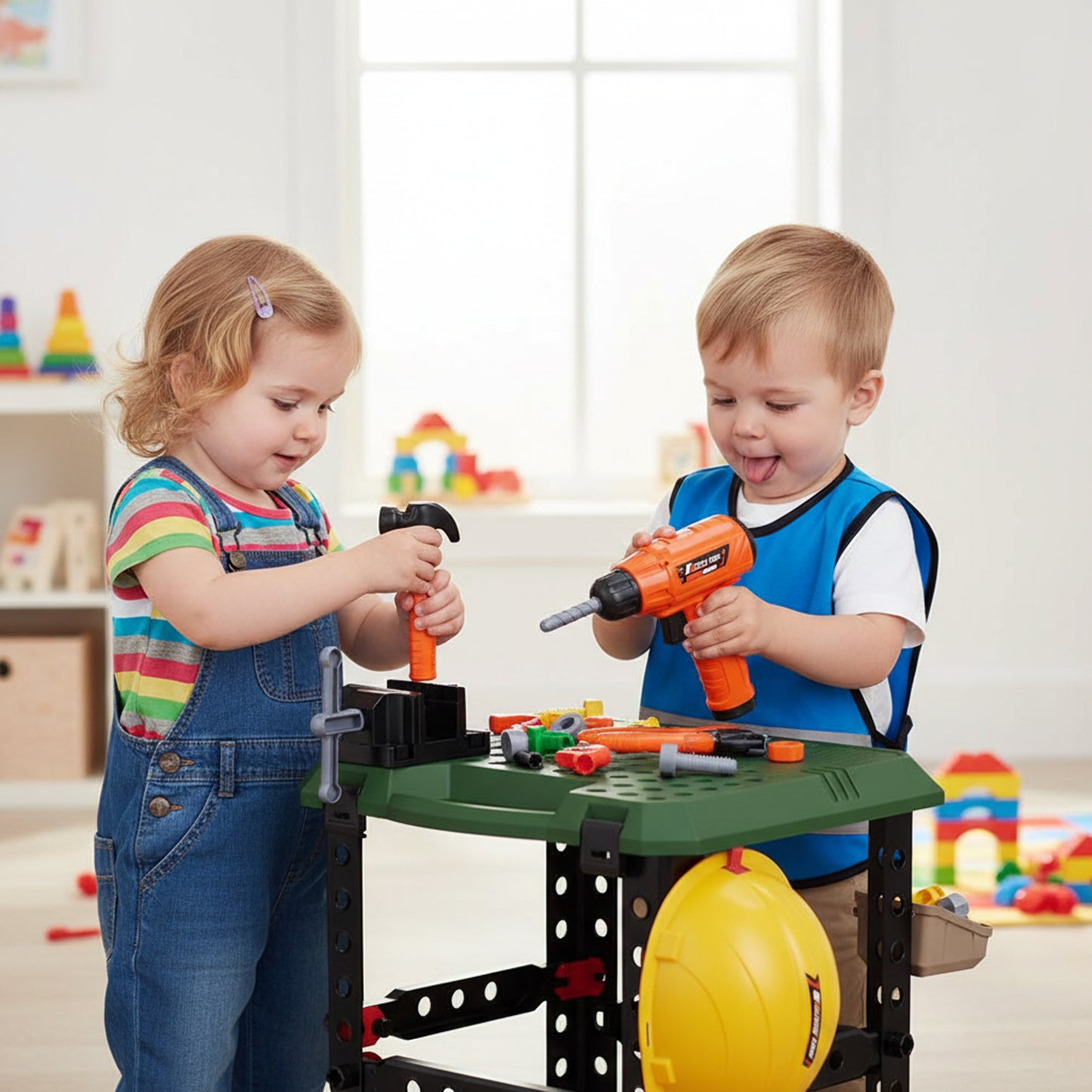2-in-1 Tool Bench Play Set