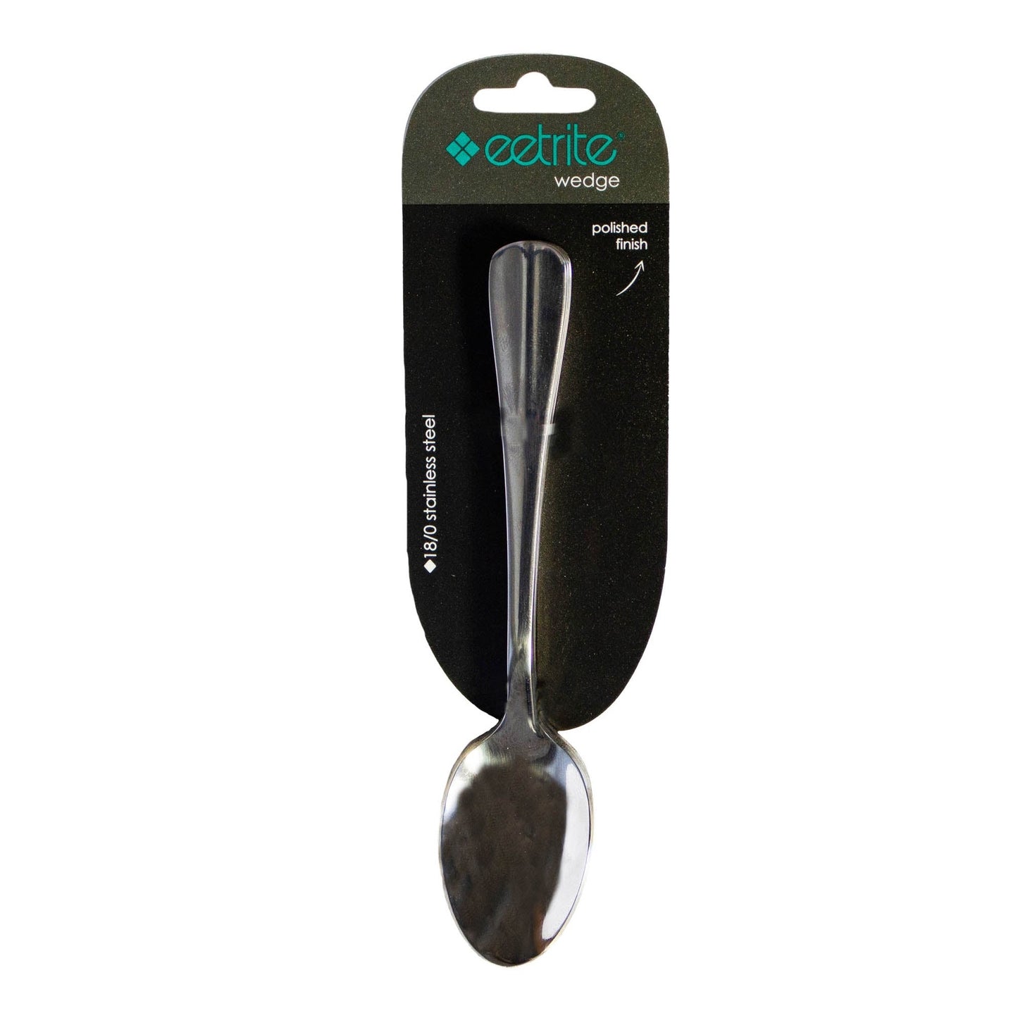 Eetrite 4 Piece Wedge Teaspoon Set - Silver
