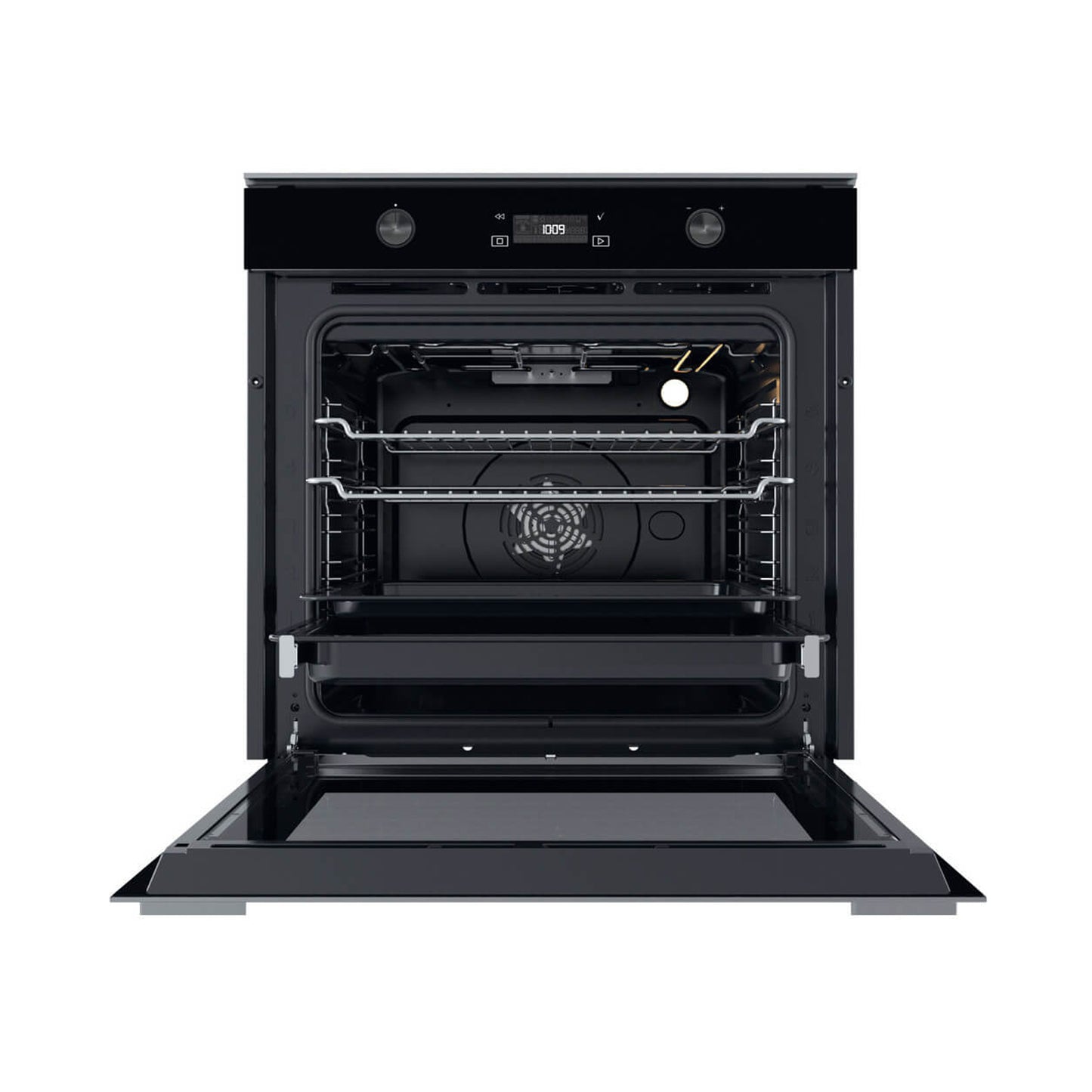 Whirlpool 60cm Built-in Electric Oven Black & Silver