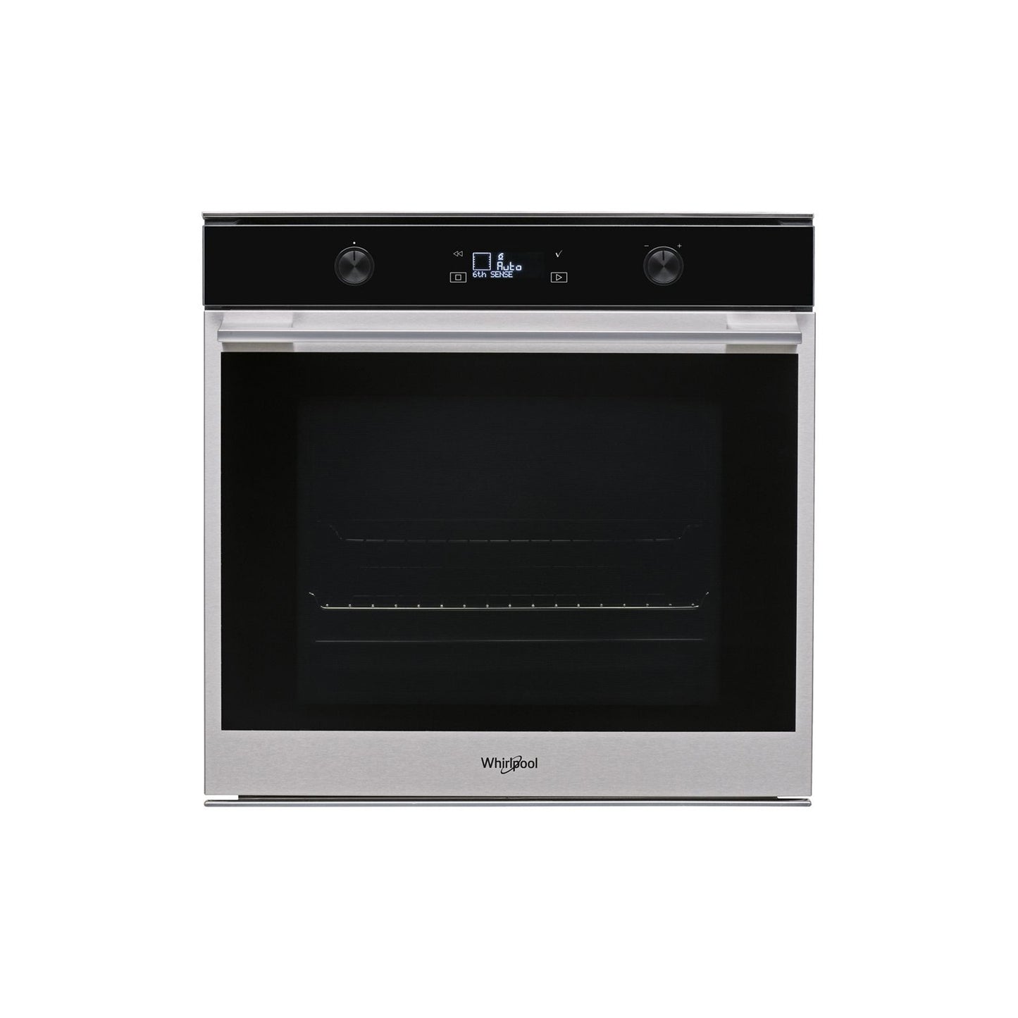 Whirlpool 60cm Built-in Electric Oven Black & Silver