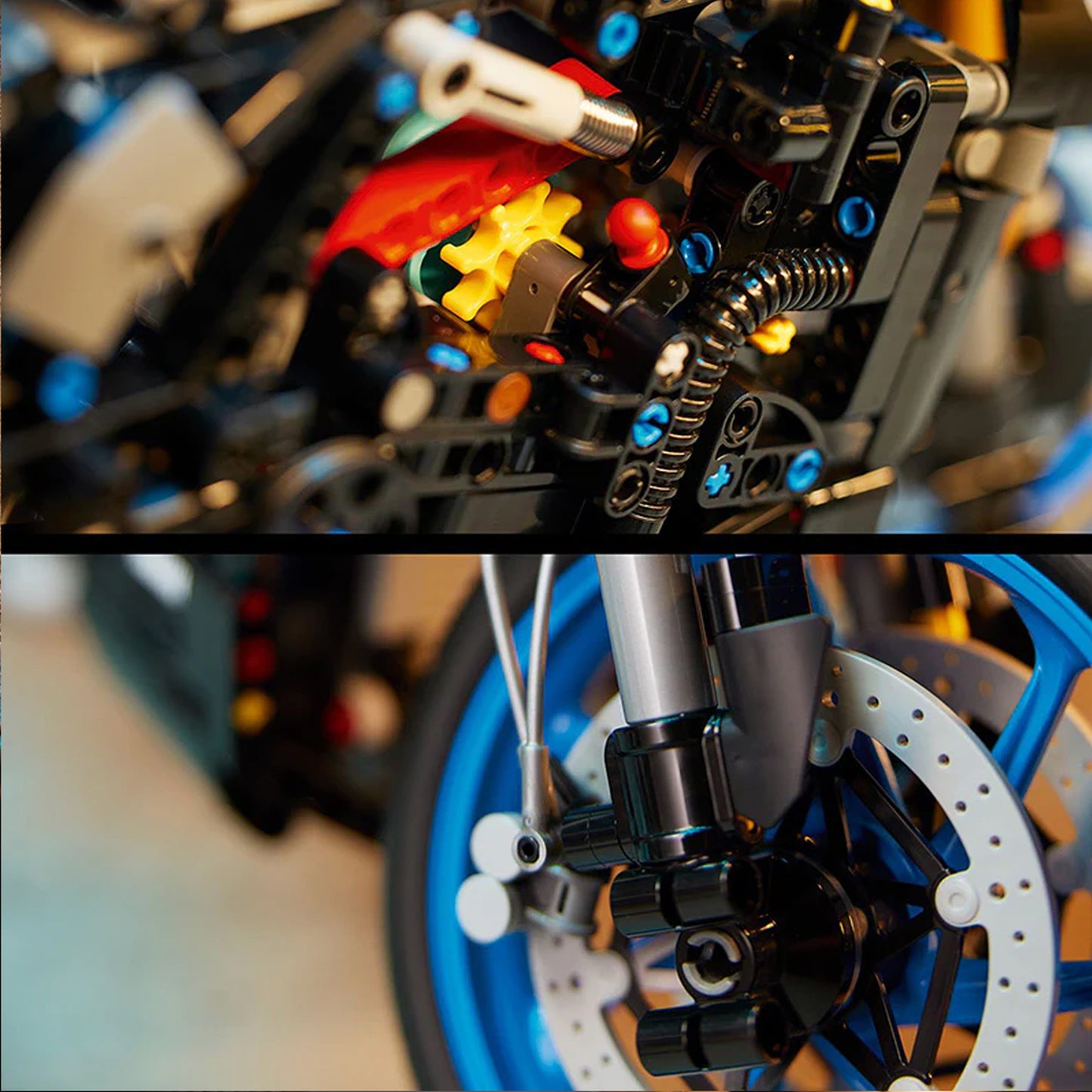 Bike 1478 Piece Building Block Set Multicoloured