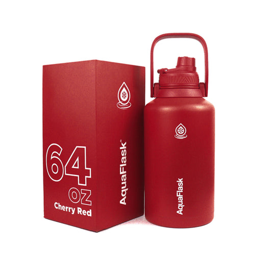 Aquaflask 1.9Lt Flask Cherry Red