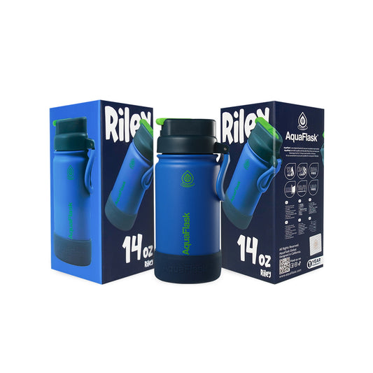 Aquaflask Kids Flipsip 415ml Flask Riley