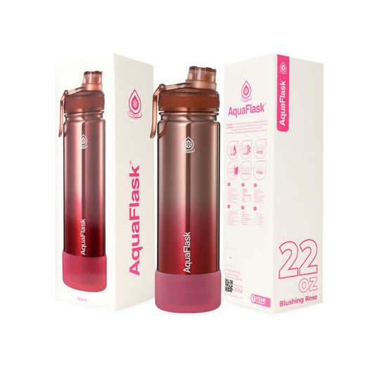 Aquaflask Terra 650ml Flask Blushing Rose