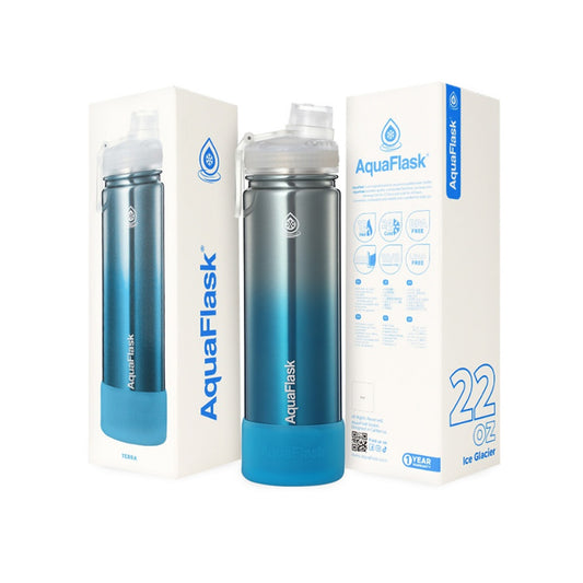 Aquaflask Terra 650ml Flask Ice Glacier