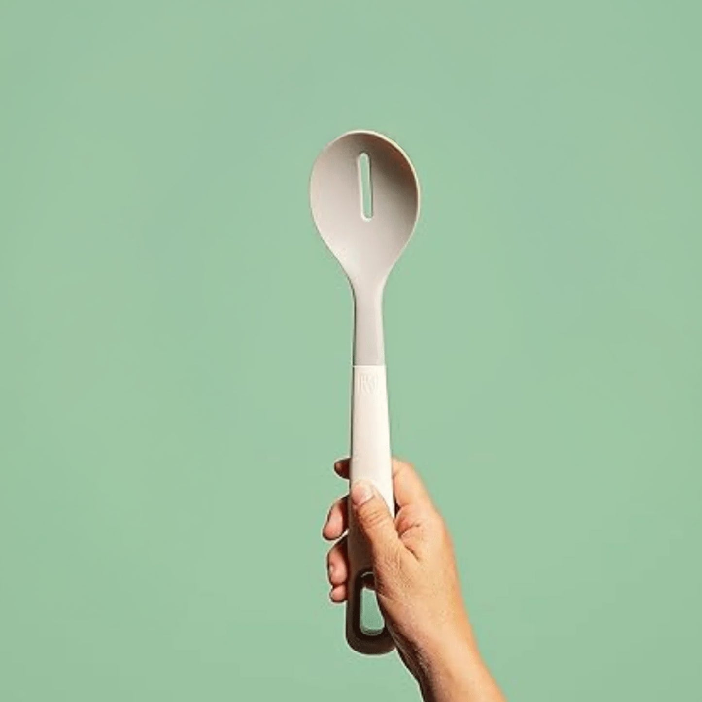 eKu Slotted Spoon Grey