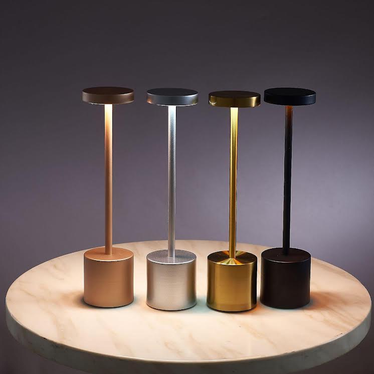 Urban Decor Table Lamp Silver