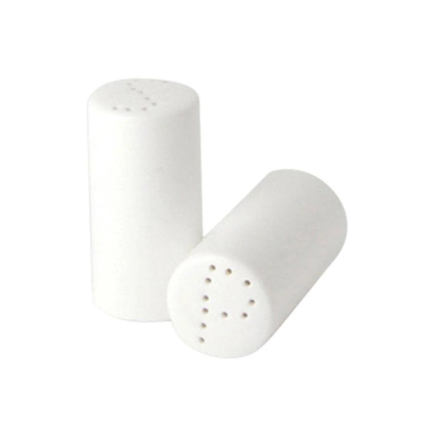 Maxwell & Williams Cylindrical Salt & Pepper Set White