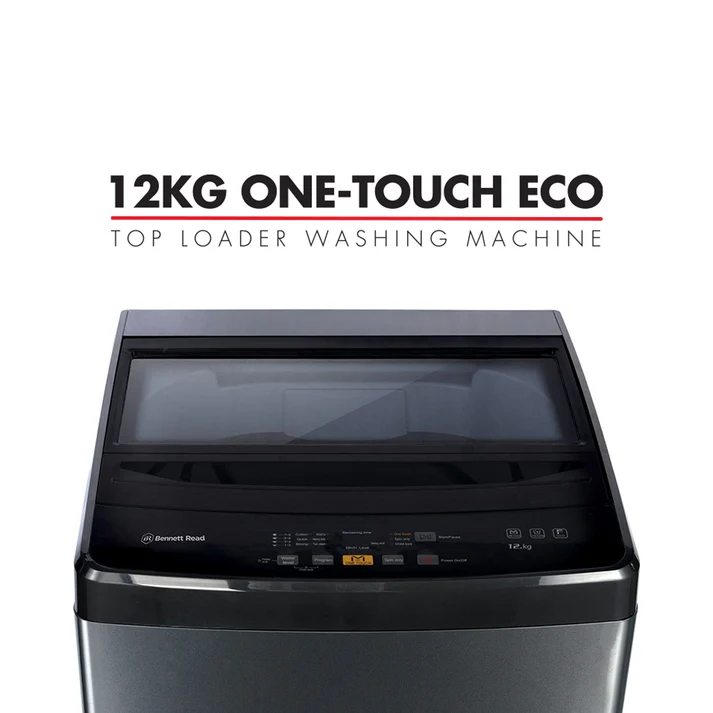 Bennett Read 12kg Top Loader Washing Machine Dark Grey