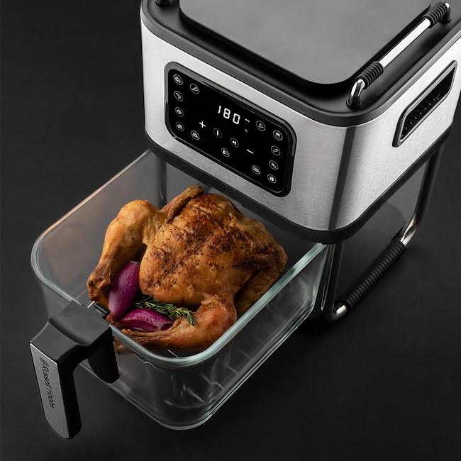 Russell Hobbs 4.6Lt Air Fryer & Griller Black & Silver