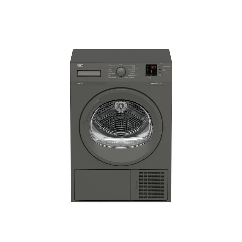 Defy 9Kg Heat Pump Tumble Dryer Manhattan Grey