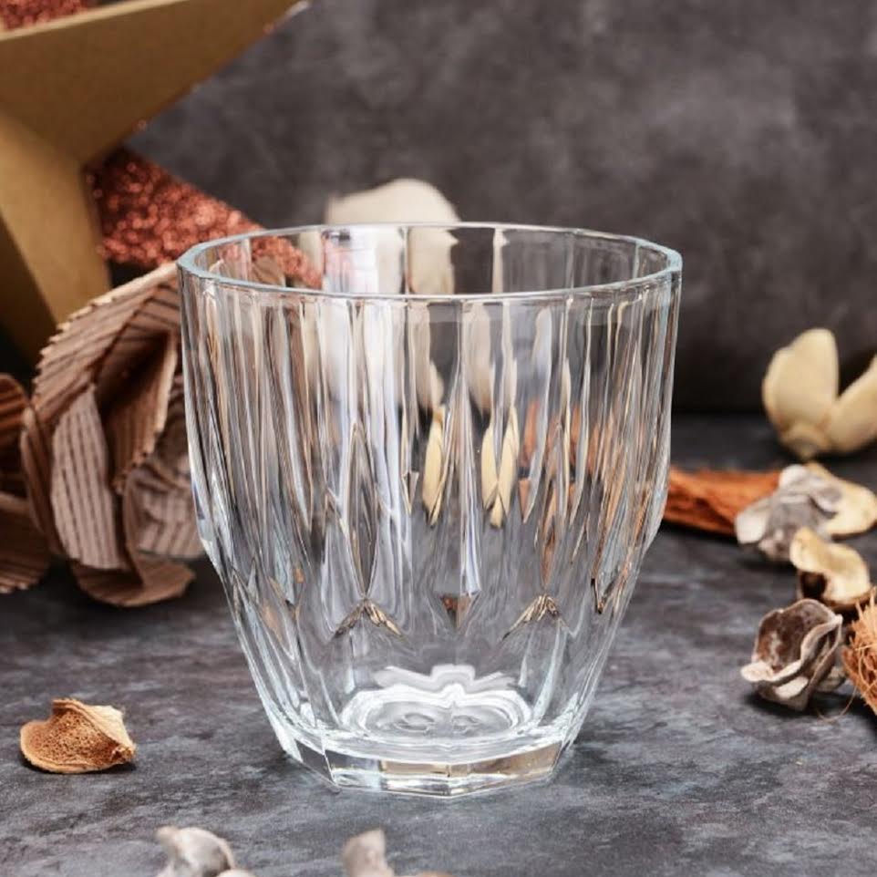 Pasabahce Diamond 6 Piece 275ml Water Glass Set Clear