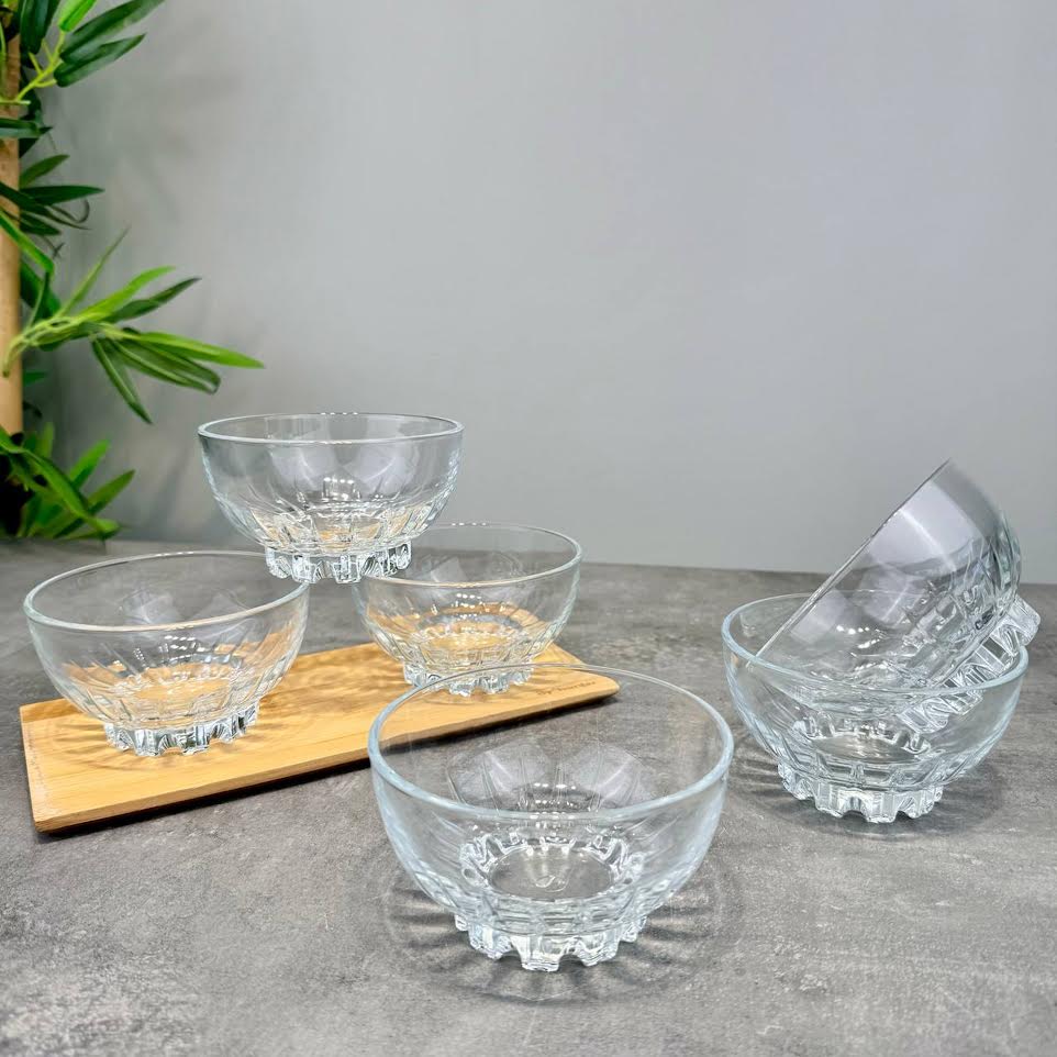 Pasabahce 6 Piece 270ml Mousse Bowl Set Clear