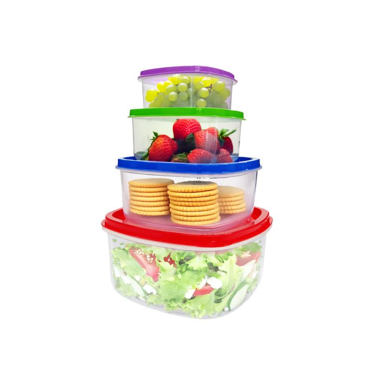 CH 4 Piece Container Set Multicoloured