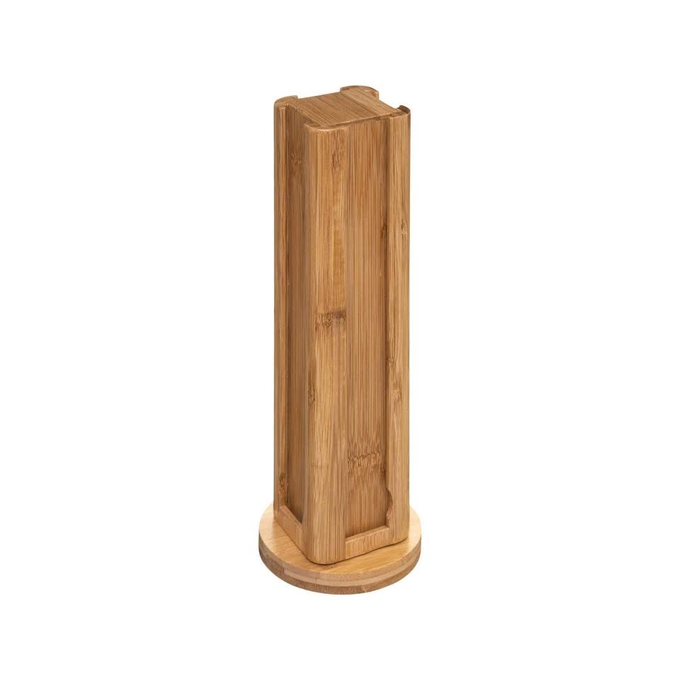 Five Bamboo Rotary Capsule Holder Brown