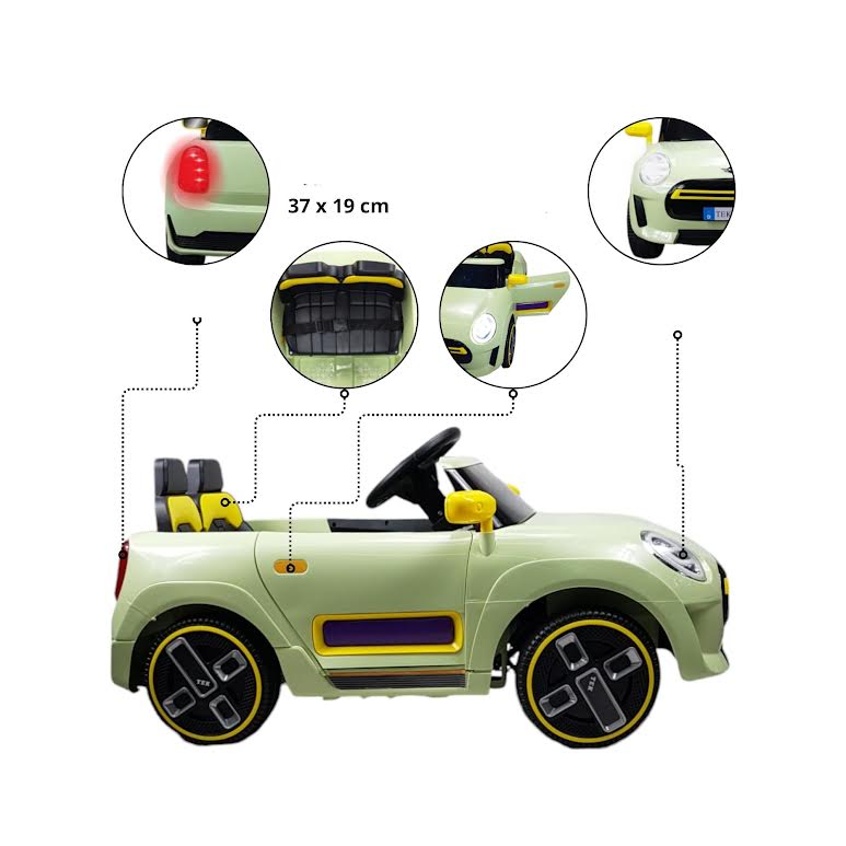 Kids Ride On 4 Wheel Car Green