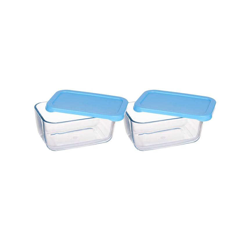 Pasabahce Snowbox 2 Piece 420ml Combo Blue