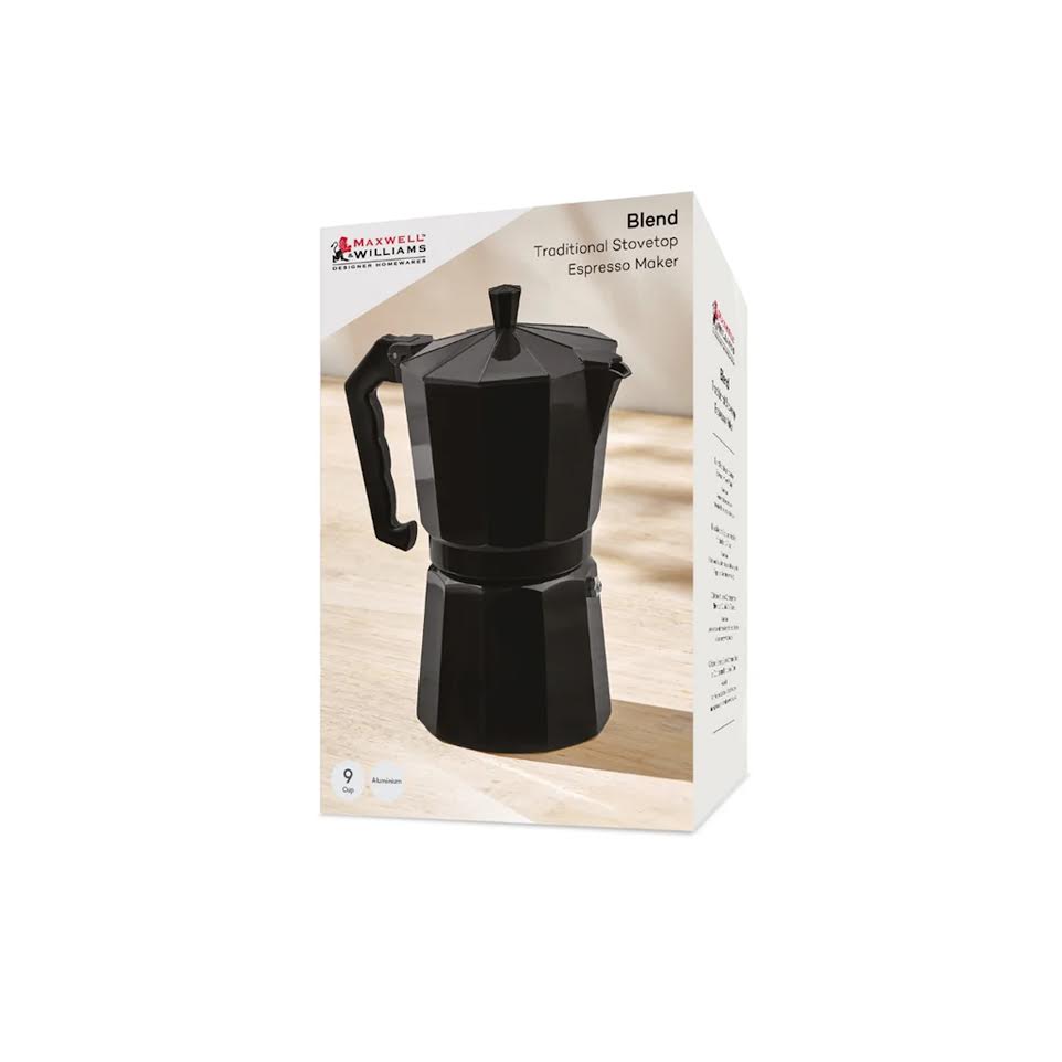 Maxwell & Williams Blend Espresso Maker 9 Cup Black