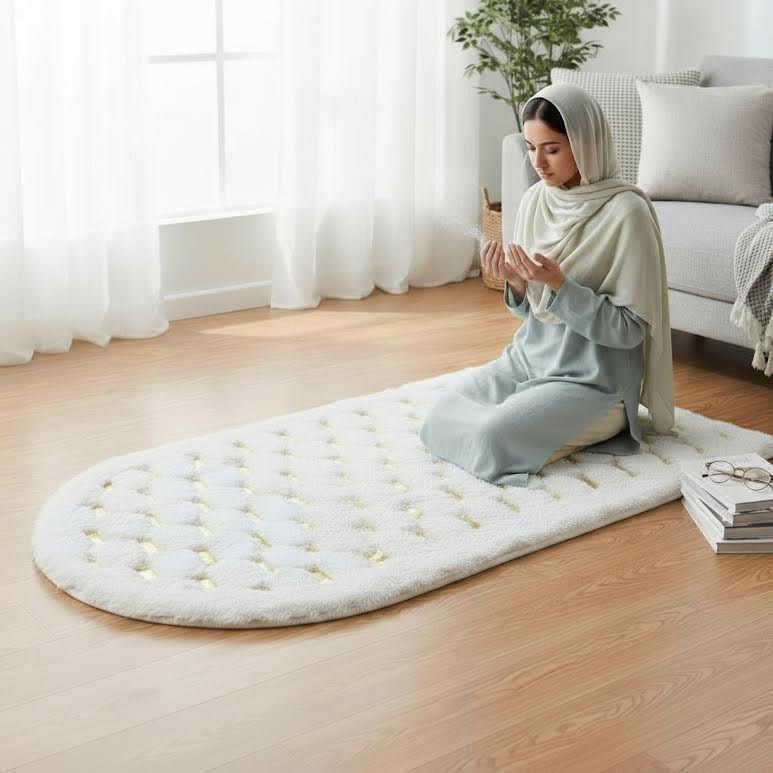 Musallah Prayer Mat White
